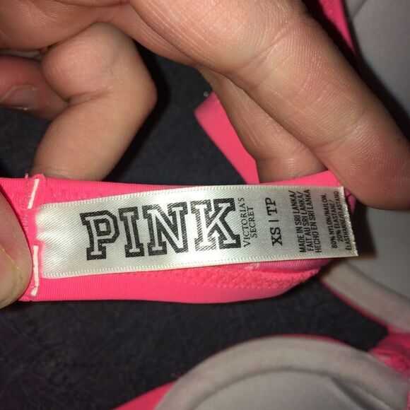 Victoria’s Secret hot pink twist halter bikini top - Picture 3 of 3